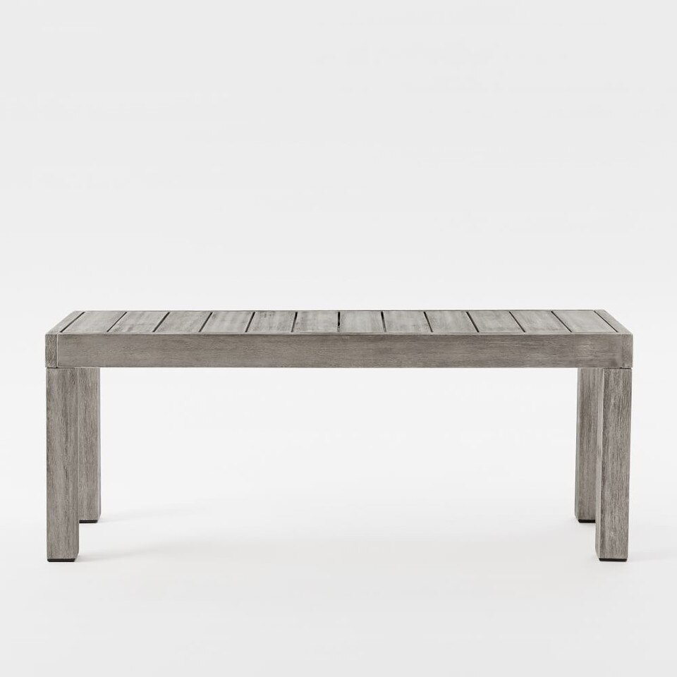 Portside Outdoor Dining Bench West Elm Australia
